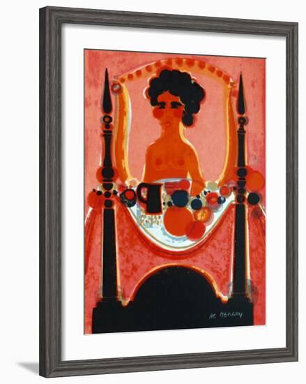 Les Angeliques - Dejeuner-Frédéric Menguy-Framed Limited Edition