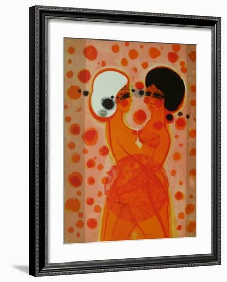 Les Angeliques - Etreinte-Frédéric Menguy-Framed Limited Edition