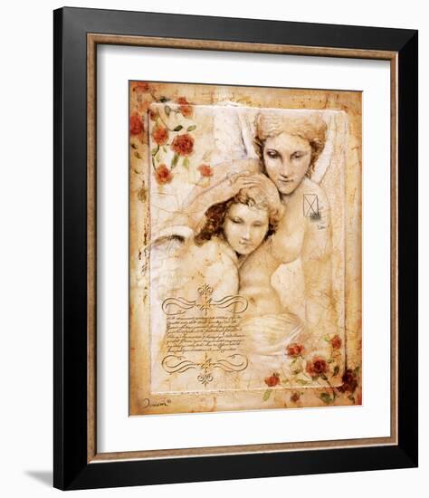 Les Anges-L'Ange Gardien-Joadoor-Framed Art Print