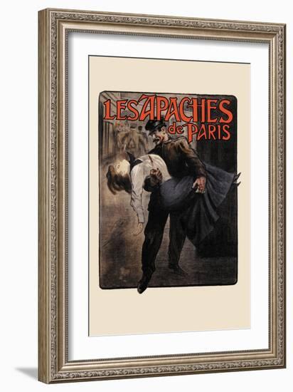 Les Apaches de Paris-Louis Malteste-Framed Art Print