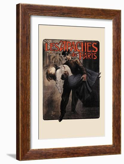 Les Apaches de Paris-Louis Malteste-Framed Art Print