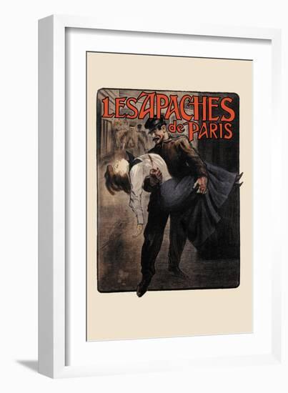 Les Apaches de Paris-Louis Malteste-Framed Art Print