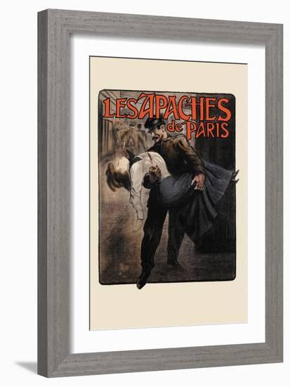 Les Apaches de Paris-Louis Malteste-Framed Art Print