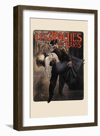 Les Apaches de Paris-Louis Malteste-Framed Art Print