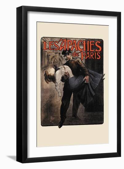 Les Apaches de Paris-Louis Malteste-Framed Art Print