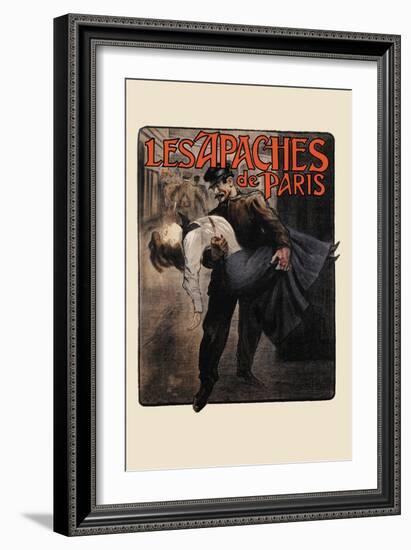 Les Apaches de Paris-Louis Malteste-Framed Art Print