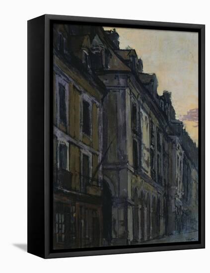 Les Arcades De La Poissonnerie, Dieppe-Walter Richard Sickert-Framed Premier Image Canvas