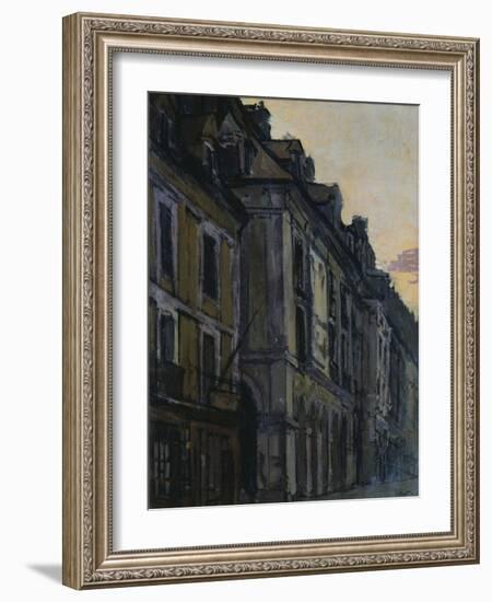 Les Arcades De La Poissonnerie, Dieppe-Walter Richard Sickert-Framed Giclee Print