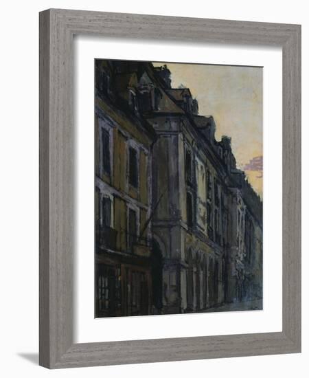 Les Arcades De La Poissonnerie, Dieppe-Walter Richard Sickert-Framed Giclee Print