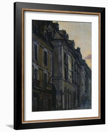 Les Arcades De La Poissonnerie, Dieppe-Walter Richard Sickert-Framed Giclee Print