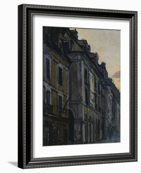 Les Arcades De La Poissonnerie, Dieppe-Walter Richard Sickert-Framed Giclee Print