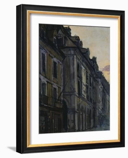 Les Arcades De La Poissonnerie, Dieppe-Walter Richard Sickert-Framed Giclee Print