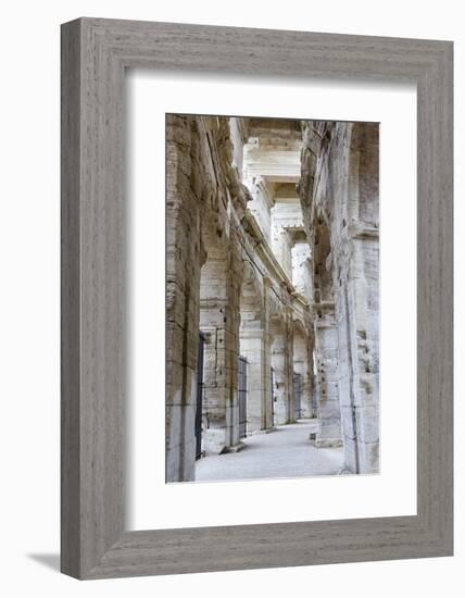 Les Arenes D'Arles. Roman Amphitheater. Unesco World Heritage Site. Arles, Provence, France-Tom Norring-Framed Photographic Print