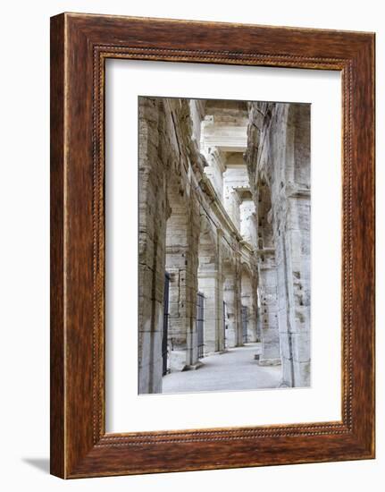 Les Arenes D'Arles. Roman Amphitheater. Unesco World Heritage Site. Arles, Provence, France-Tom Norring-Framed Photographic Print