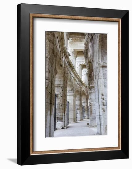 Les Arenes D'Arles. Roman Amphitheater. Unesco World Heritage Site. Arles, Provence, France-Tom Norring-Framed Photographic Print