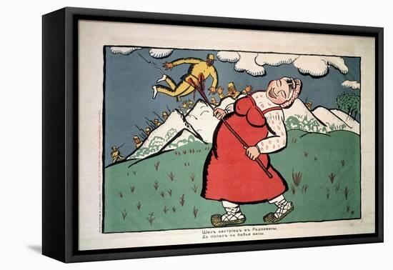 Les Autrichiens Allaient a Radziville (The Austrian Was Going to Radzivill). Premiere Guerre Mondia-Kazimir Severinovich Malevich-Framed Premier Image Canvas