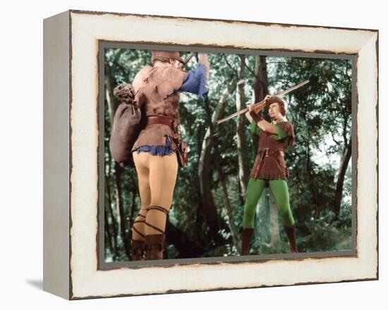 Les aventures by Robin des Bois The Adventures of Robin Hood by Michael Curtiz and William Keighley-null-Framed Stretched Canvas