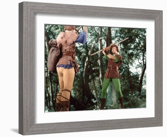 Les aventures by Robin des Bois The Adventures of Robin Hood by Michael Curtiz and William Keighley-null-Framed Photo