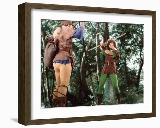 Les aventures by Robin des Bois The Adventures of Robin Hood by Michael Curtiz and William Keighley-null-Framed Photo