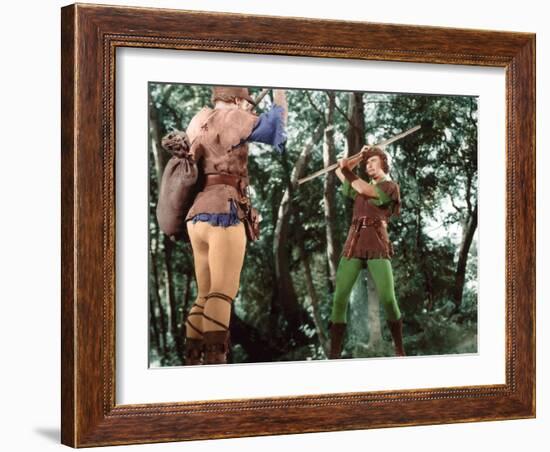 Les aventures by Robin des Bois The Adventures of Robin Hood by Michael Curtiz and William Keighley-null-Framed Photo