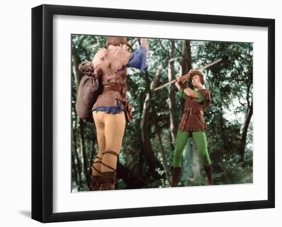 Les aventures by Robin des Bois The Adventures of Robin Hood by Michael Curtiz and William Keighley-null-Framed Photo