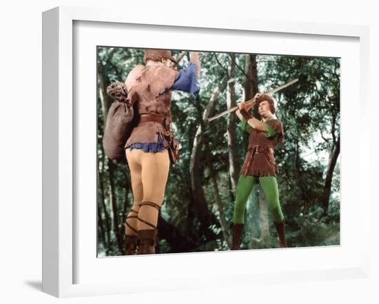 Les aventures by Robin des Bois The Adventures of Robin Hood by Michael Curtiz and William Keighley-null-Framed Photo