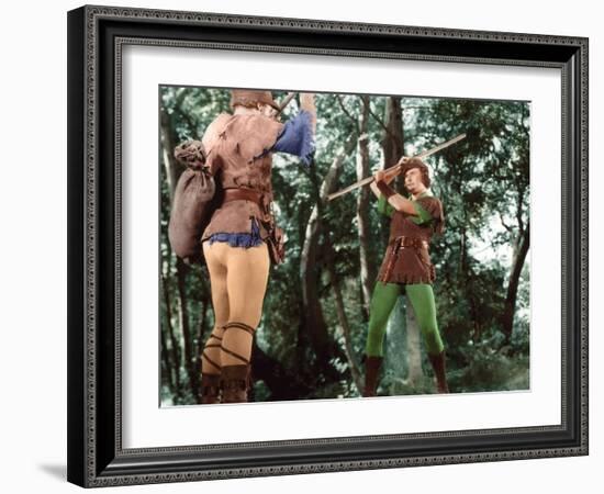 Les aventures by Robin des Bois The Adventures of Robin Hood by Michael Curtiz and William Keighley-null-Framed Photo