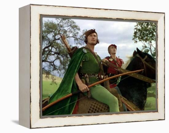 Les aventures by Robin des bois THE ADVENTURES OF ROBIN HOOD by MichaelCurtiz and WilliamKeighley w-null-Framed Stretched Canvas