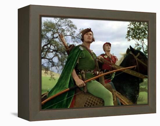 Les aventures by Robin des bois THE ADVENTURES OF ROBIN HOOD by MichaelCurtiz and WilliamKeighley w-null-Framed Stretched Canvas