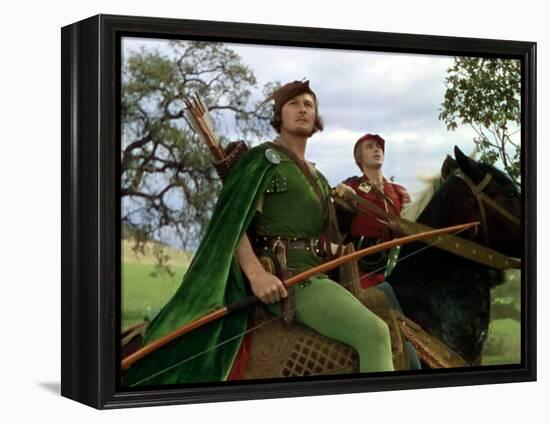 Les aventures by Robin des bois THE ADVENTURES OF ROBIN HOOD by MichaelCurtiz and WilliamKeighley w-null-Framed Stretched Canvas