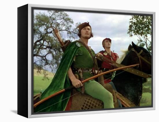 Les aventures by Robin des bois THE ADVENTURES OF ROBIN HOOD by MichaelCurtiz and WilliamKeighley w-null-Framed Stretched Canvas