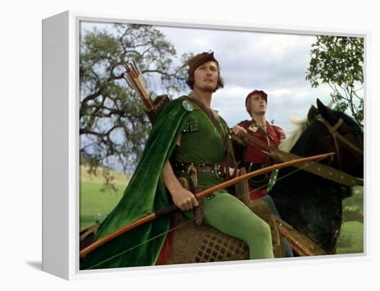 Les aventures by Robin des bois THE ADVENTURES OF ROBIN HOOD by MichaelCurtiz and WilliamKeighley w-null-Framed Stretched Canvas