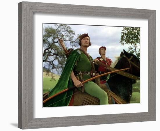 Les aventures by Robin des bois THE ADVENTURES OF ROBIN HOOD by MichaelCurtiz and WilliamKeighley w-null-Framed Photo