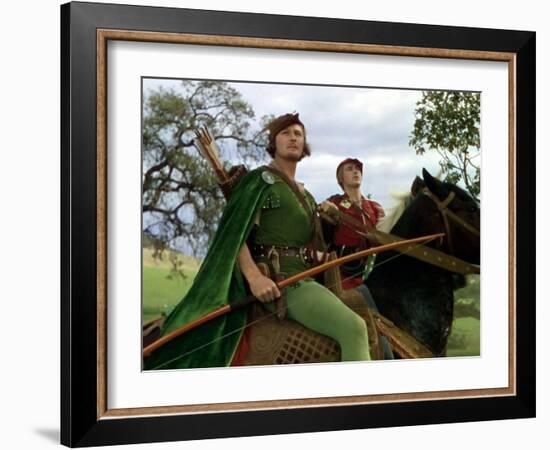 Les aventures by Robin des bois THE ADVENTURES OF ROBIN HOOD by MichaelCurtiz and WilliamKeighley w-null-Framed Photo