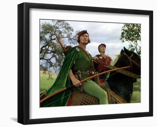 Les aventures by Robin des bois THE ADVENTURES OF ROBIN HOOD by MichaelCurtiz and WilliamKeighley w-null-Framed Photo