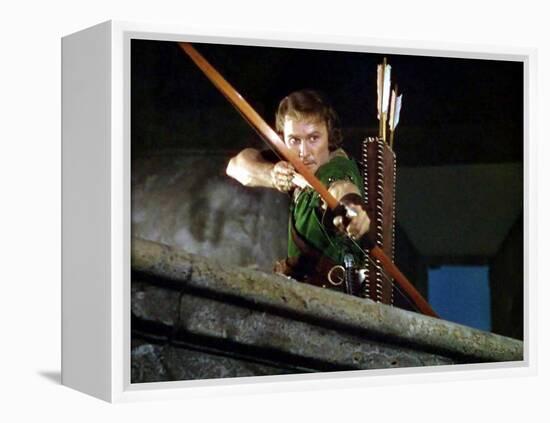 Les aventures by Robin des bois THE ADVENTURES OF ROBIN HOOD by MichaelCurtiz and WilliamKeighley w-null-Framed Stretched Canvas