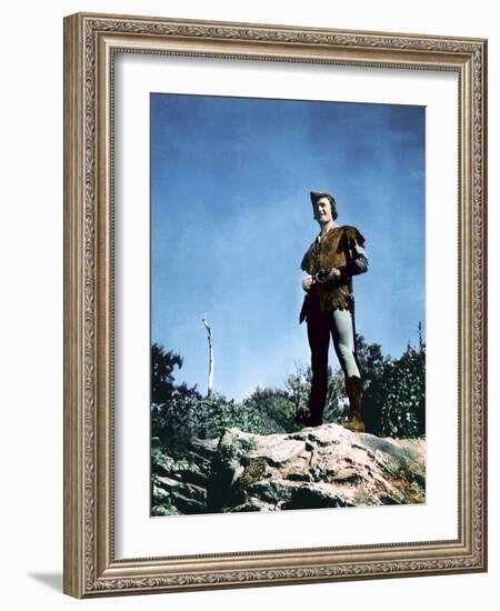 Les aventures by Robin des Bois The Adventures of Robin Hood by MichaelCurtiz and WilliamKeighley w-null-Framed Photo