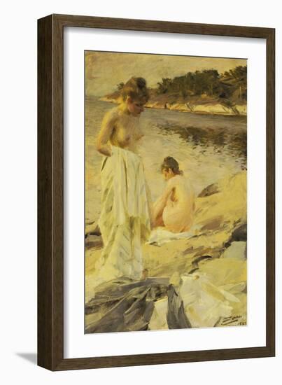 Les Baigneuses, 1889-Anders Leonard Zorn-Framed Giclee Print