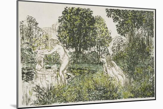 Les Baigneuses (The Bathers), 1899-1900 (Lithograph in Colours)-Ker Xavier Roussel-Mounted Giclee Print