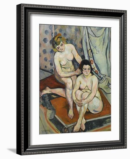 Les Baigneuses-Suzanne Valadon-Framed Giclee Print