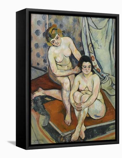 Les Baigneuses-Suzanne Valadon-Framed Premier Image Canvas