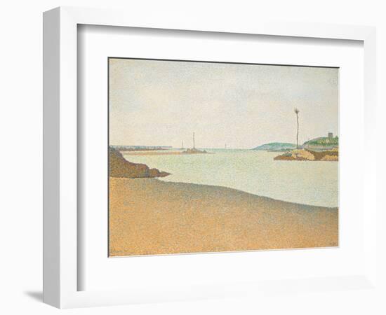 Les Balises, Saint-Briac, 1890-Paul Signac-Framed Giclee Print