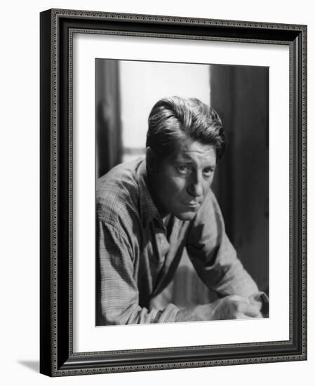 Les Bas Fonds by JeanRenoir with Jean Gab 1936 (b/w photo)-null-Framed Photo