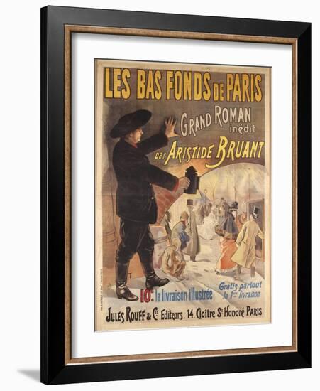 Les Bas-Fonds De Paris-Abraham Ben Azriel-Framed Giclee Print