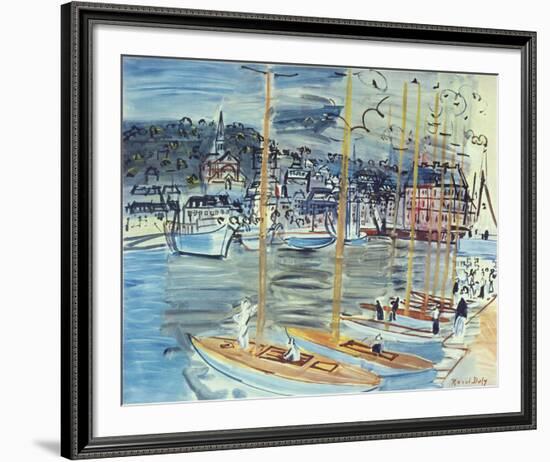 Les Bateaux-Raoul Dufy-Framed Giclee Print