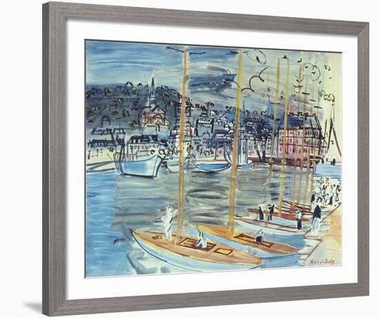 Les Bateaux-Raoul Dufy-Framed Giclee Print