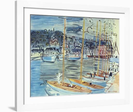 Les Bateaux-Raoul Dufy-Framed Giclee Print