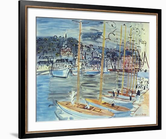 Les Bateaux-Raoul Dufy-Framed Giclee Print