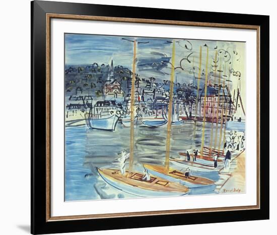 Les Bateaux-Raoul Dufy-Framed Giclee Print