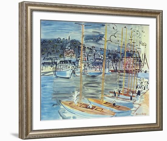 Les Bateaux-Raoul Dufy-Framed Giclee Print